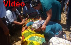 4 PKK'LİYİ BİNLERCE KİŞİ UĞURLADI...