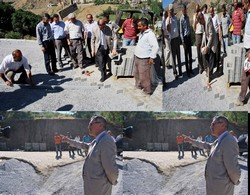 Başkan yol çalışmalarını denetledi