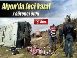 Afyon'da feci kaza