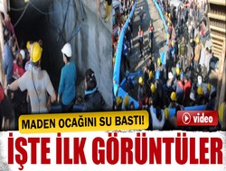 Maden ocağını su bastı