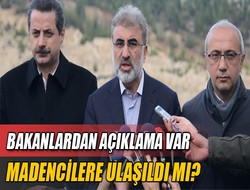 Bakanlardan göçük açıklaması