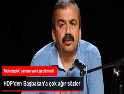 HDP'den Başbakan'a Sert Yanıt