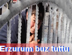 Erzurum buz tuttu
