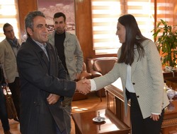 DBP'nin yeni yönetimi belediyeyi ziyaret etti