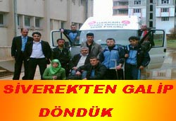 SİVEREK'TEN GALİP DÖNDÜK