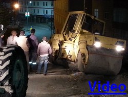 Şenler rampasındaki kaza korkuttu
