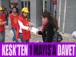 KESK'TEN 1 MAYIS A DAVET