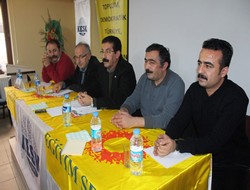 KESK Eş Genel Başkanı Özgen Hakkari'de