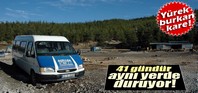 İşçi minibüsü terk edilmiş halde bulundu