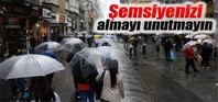 Şemsiyenizi almayı unutmayın