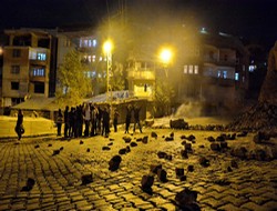 Hakkari Gazi mahallesinde olaylar çıktı