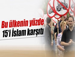Bu ülkenin yüzde 15'i İslam karşıtı!