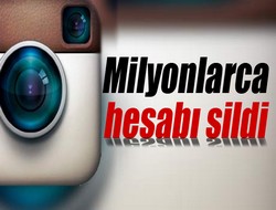 Instagram milyonlarca hesabı sildi