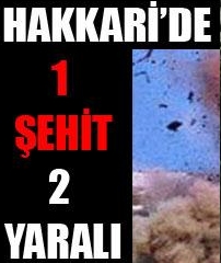 MAYIN PATLADI 1 ŞEHİT 2 YARALI