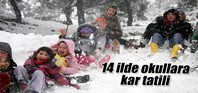 14 ilde okullar tatil