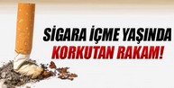 Sigara içme yaşı 14'e düştü