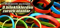 Renkli bileklikler de zararlı madde