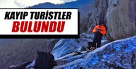 Kayıp turistler bulundu