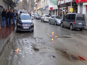 Hakkari'de bir dershaneye ses bombası atıldı