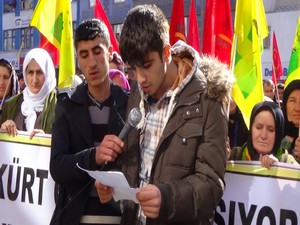 Hakkari'de İran hükümeti protesto edildi