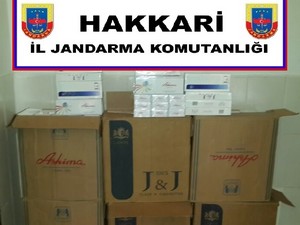 3 ton 425 kilo çay, 3100 paket sigara ele geçirildi