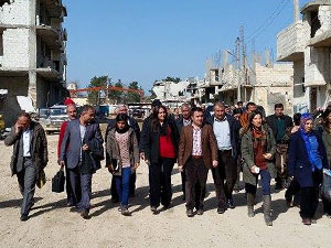 Hakkari heyeti Kobanê'de