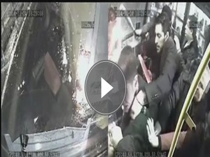 Halk otobüsünde beyzbol sopalı dehşet