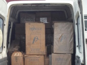 22 bin 210 paket kaçak sigara ele geçirildi
