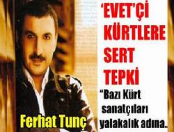 Evet 'çi Kürtlere tepki