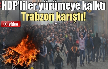 Trabzon'da 1 Mayıs kutlamalarında gerginlik