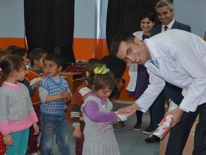 Durankaya'da öğrenciler diş taramasından geçirildi