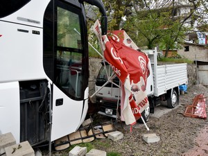 Ölüm doğum gününde direksiyon başında yakaladı