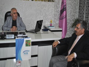SGK Müdürü Polat Başkan Sarı'yı ziyaret etti