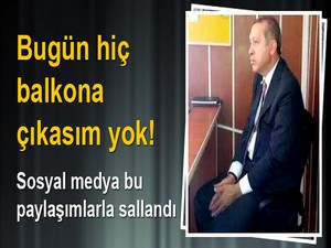 Sosyal medyada Erdoğan
