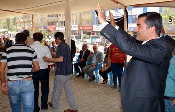 Belediye emekçilerinden Zeydan ve Akdoğan'a kutlama ziyareti