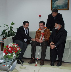 GAZİ'YE PROTEZ BACAK