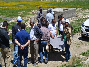 Eş başkanlar dev su projesini denetledi