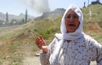 Hurdacıda çıkan yangın korkuttu