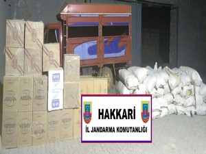 57 bin 500 paket sigara ele geçirildi