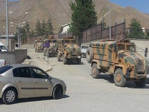 Hakkari’de askeri hareketlilik