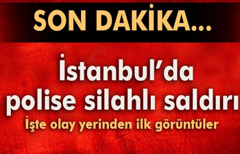 Okmeydanı’nda polise silahlı saldırı