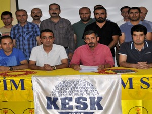 KESK Eğitim-Sen Genel Merkezine yapılan baskını kınadı