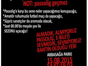 Tribünde olamazsak, sokağı tribün yaparız!