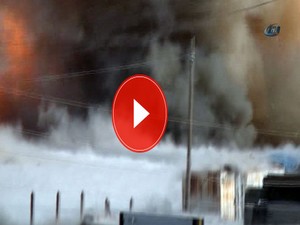 Bomba yüklü araç böyle patlatıldı
