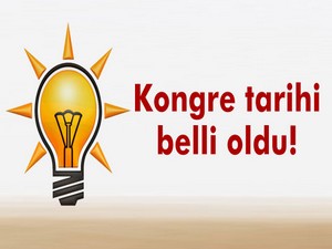 AK Parti'de kongre Eylül'de