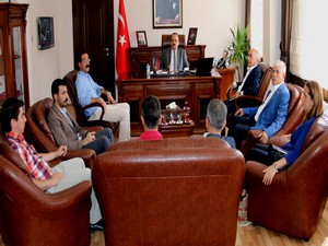 STK genel başkanlarından Vali Canbolat'a ziyaret