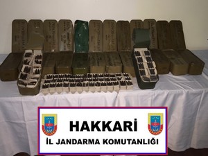 18 bin adet kalaşnikof mermisi ele geçirildi