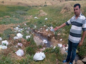 Otluca köyü piknikçiler tarafından kirletiliyor