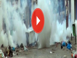 Cizre’de izinsiz gösteriye polis müdahale etti