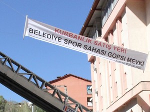 Hakkari'de Kurban satış yeri belirlendi